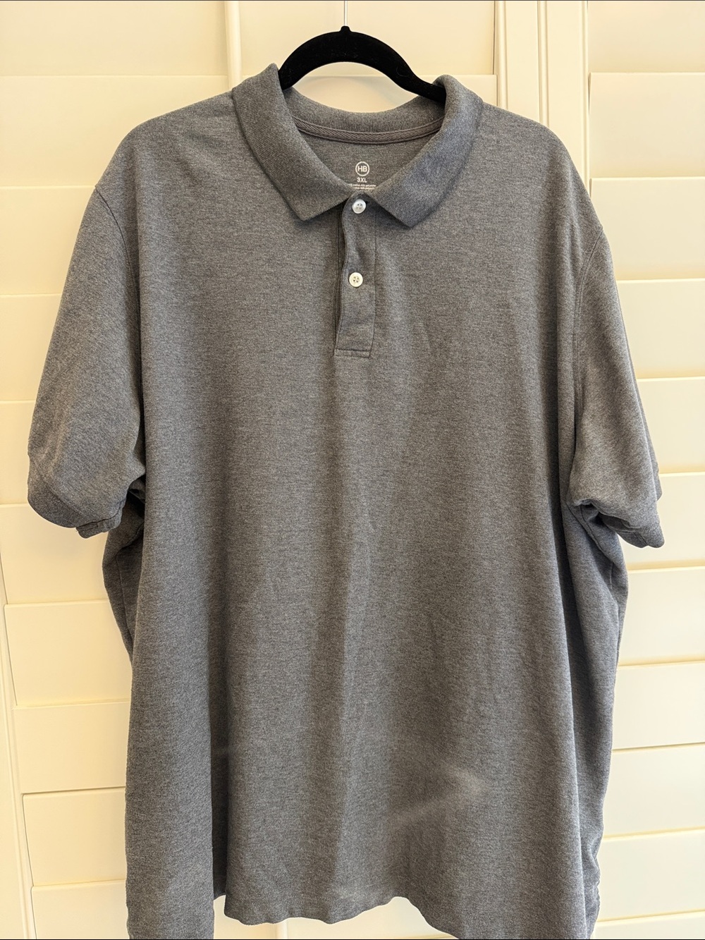 Men's Short-Sleeve Gray Polo - Soft Everyday Comfort
